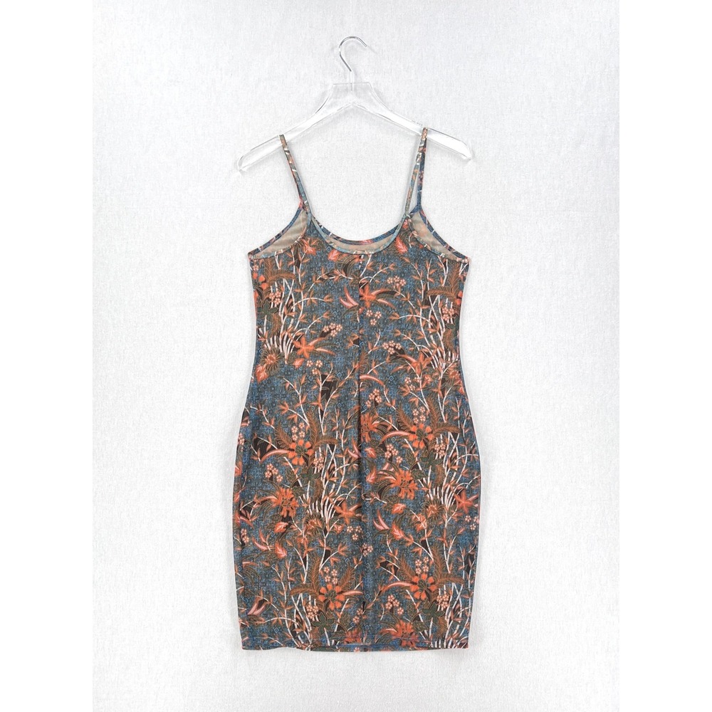 ZIMMERMANN Floral Print Mini Dress Womens Large Mesh Bodycon Sleeveless Tank - Picture 3 of 15